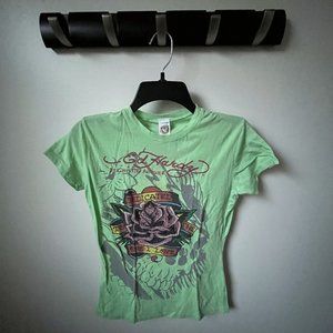 Ed Hardy Short-Sleeve T-Shirt (Lime Green)